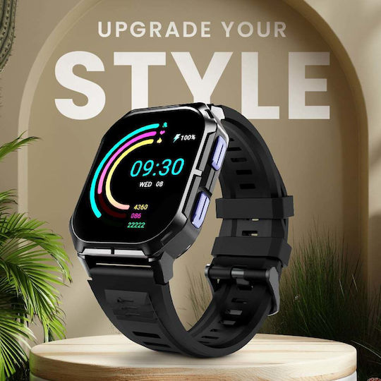 HiFuture FutureFit Ultra 3 Смартчасовник с Пулсомер (Черен)