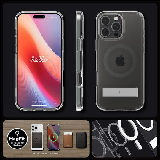 Spigen Ultra Hybrid S MagFit Back Cover Plastic Graphite (iPhone 16 Pro Max)