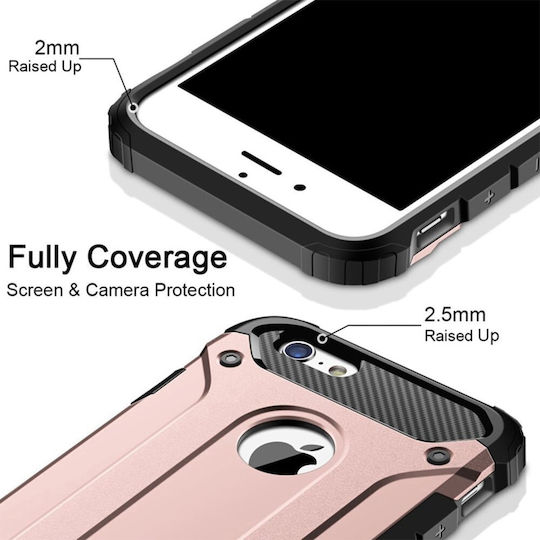 Sonique Heavy Armor Umschlag Rückseite Kunststoff / Silikon 2mm Rose Gold (Galaxy S22 Ultra 5G)