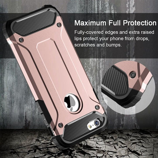 Sonique Heavy Armor Umschlag Rückseite Kunststoff / Silikon 2mm Rose Gold (Galaxy S22 Ultra 5G)