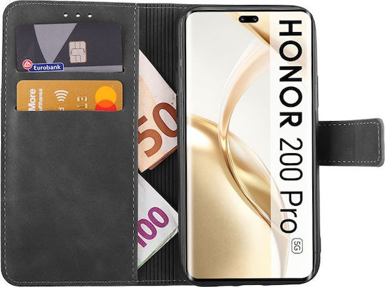 Lime Essential Magnet Buchen Sie Synthetisches Leder Gray (Honor 200 Pro)