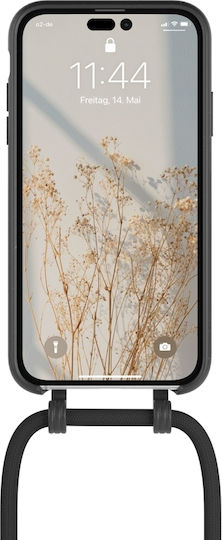 Woodcessories Задна корица с Каишка Черен (iPhone 14 Pro)
