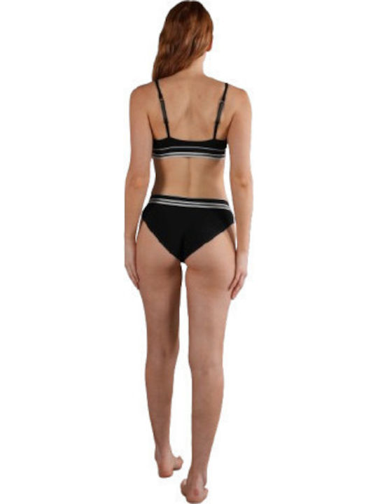 FILA Women's Sports Bra without Padding Black
