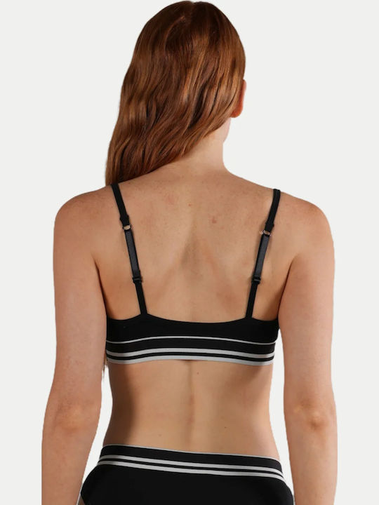 Women's Sports Bra without Padding Black