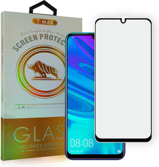 T-Max Пълно лепило Закалено стъкло за цялото лице (Huawei P Smart 2019/P Smart+ 2019 - Хуавей П Смарт 2019/П Смарт+ 2019)