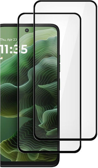 Hofi Pro+ Tempered Glass 2τμχ Μαύρο (Motorola Moto G35 5G)