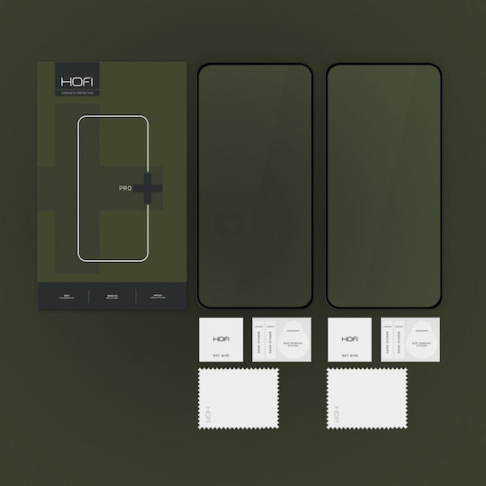 Hofi Pro+ Gehärtetes Glas 2Stück Schwarz (Galaxy S24 FE)