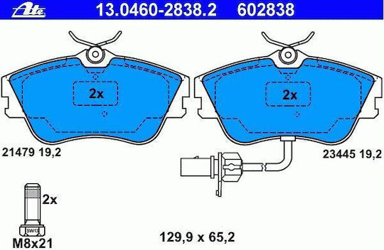Placute de frana Vw Transporter IV Bus 70xb 70xc 7db 7dw 7dk Ate 13046028382