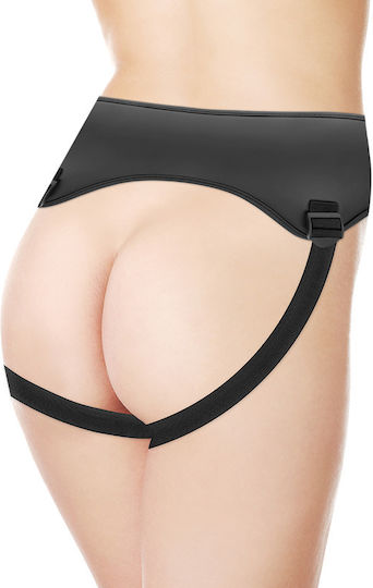 Cyber Silicock Gurtzeug mit Dildo und Vibration in Hautfarbe