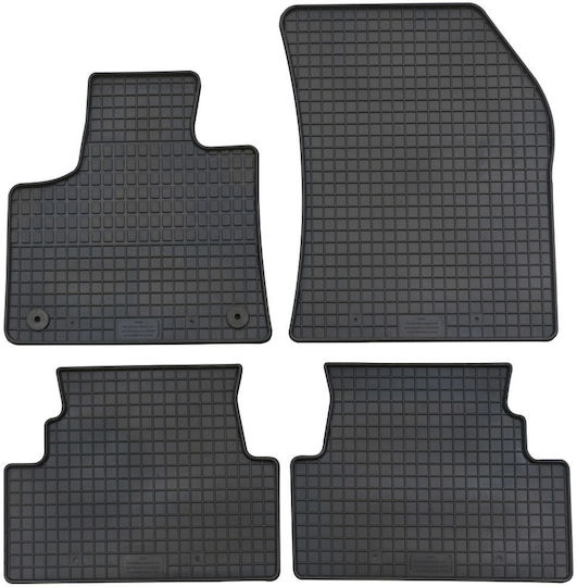 Petex Set of Front and Rear Mats 4pcs for Opel Grandland X 2017+ Black
