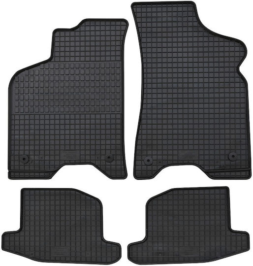 Petex Set of Front and Rear Mats 4pcs for Volkswagen Lupo 1998-2005 Black