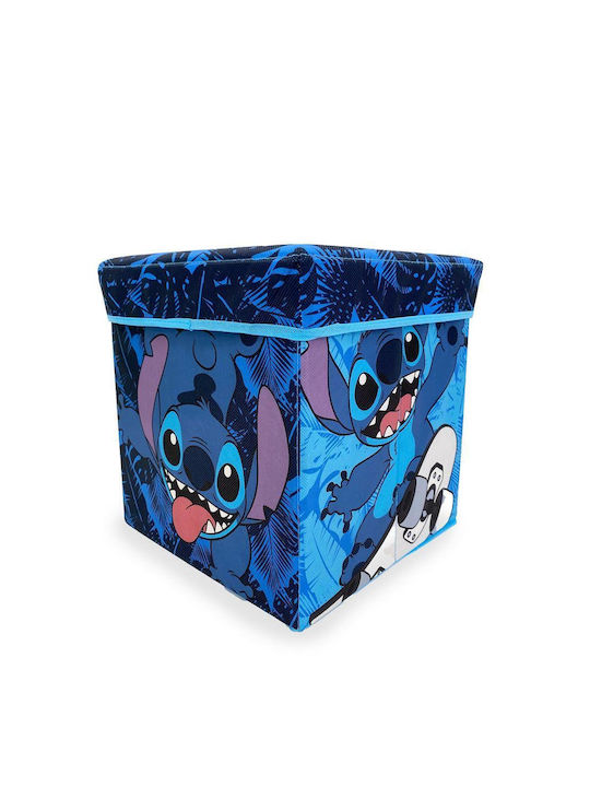 Dimcol Children's Storage Box made of Fabric Blue 30x30x30cm 1pcs