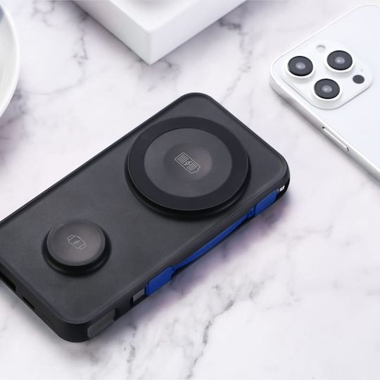 3MK PastelUp MagSafe Power Bank 10000mAh 22.5W с USB-A порт и USB-C порт Черен
