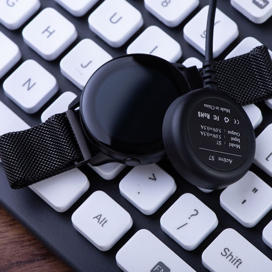 Ladekabel USB Type C Ladegerät für Galaxy Watch 5 / 5 Pro Schwarzς