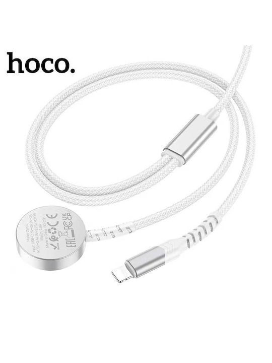 Hoco CW54 Ladegerät für Apple Watch, iPhone Weißς