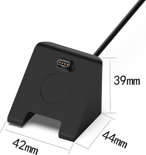 Techsuit Wearable Charger Garmin Watch. Blackς