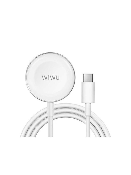 Wiwu Wireless Φορτιστής για Apple Watch (aluminum case) Λευκός