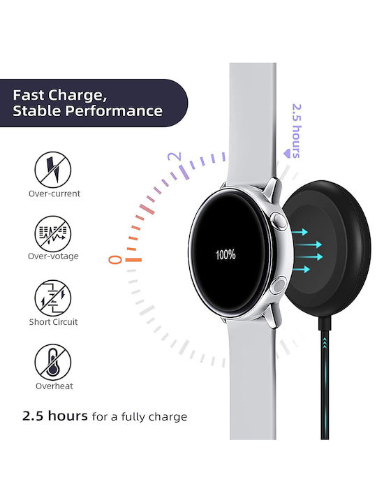 Techsuit Φορτιστής για Samsung Watch Μαύρος
