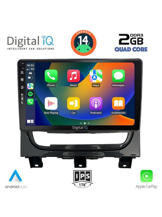Digital IQ Автомобилна Аудио Система (Блутут/USB/AUX/WiFi/GPS/Apple-Carplay/Android-Auto) с Тъчскрийн 9"