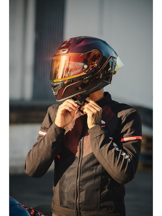 Nexx X.R3R Hagibis Red Motorcycle Helmet Full Face ECE 22.06 1350gr with Pinlock