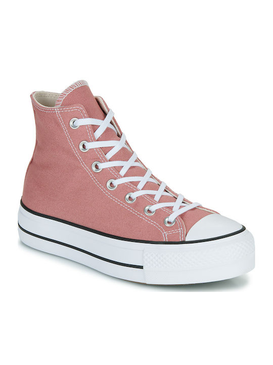 Converse Flatforms Boots Pink