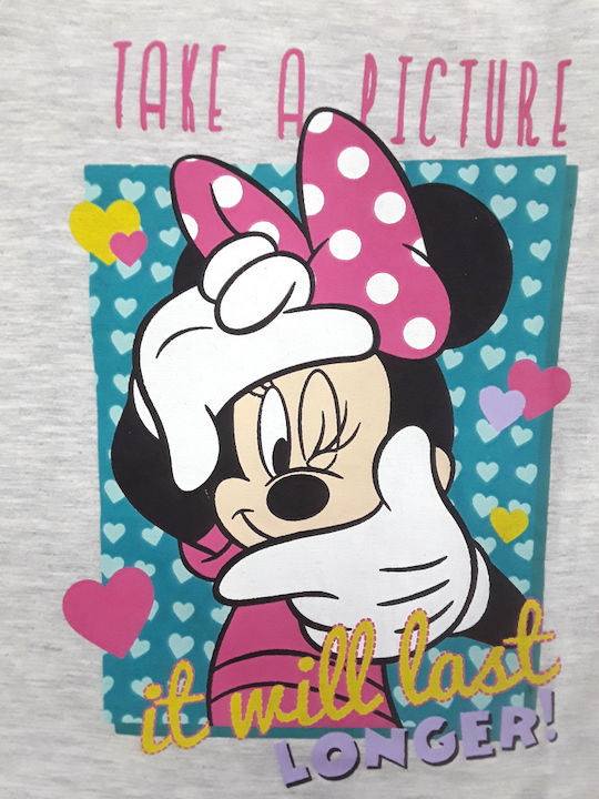 Disney Παιδική Πιτζάμα Χειμωνιάτικη Βαμβακερή Blue Minnie Disney Παιδική Πιτζάμα Χειμωνιάτικη Βαμβακερή Blue Minnie