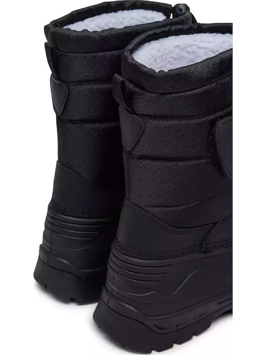 Kids Snow Boots with Velcro Black