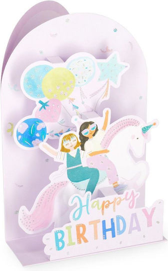 Legami Pop-up Birthday Unicorn Greeting Card