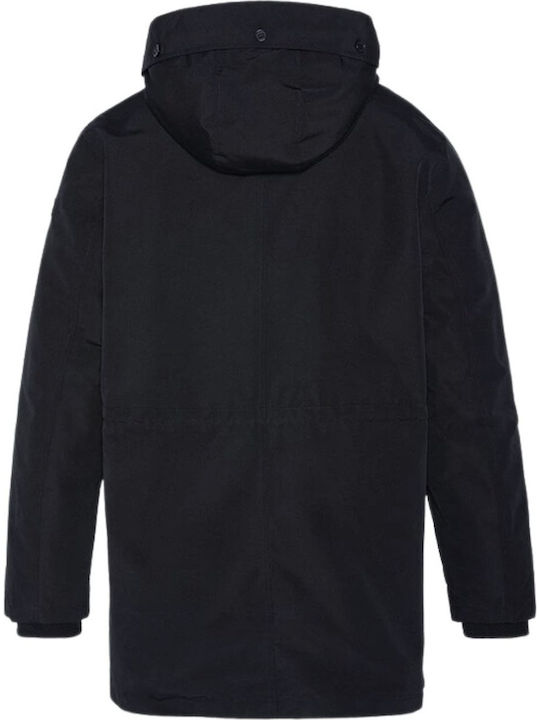 3 in 1 Winter Jacke Puffer Wasserdicht und Winddicht Black