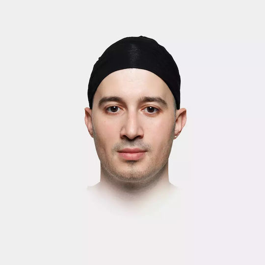 Dr. Scrub Unisex Black Surgical Cap