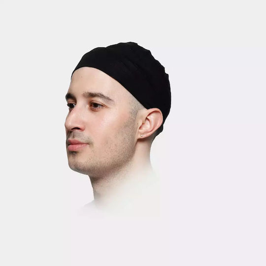 Dr. Scrub Unisex Black Surgical Cap