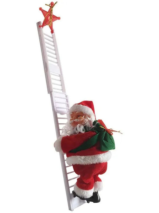 Santa Claus in Ladder Red