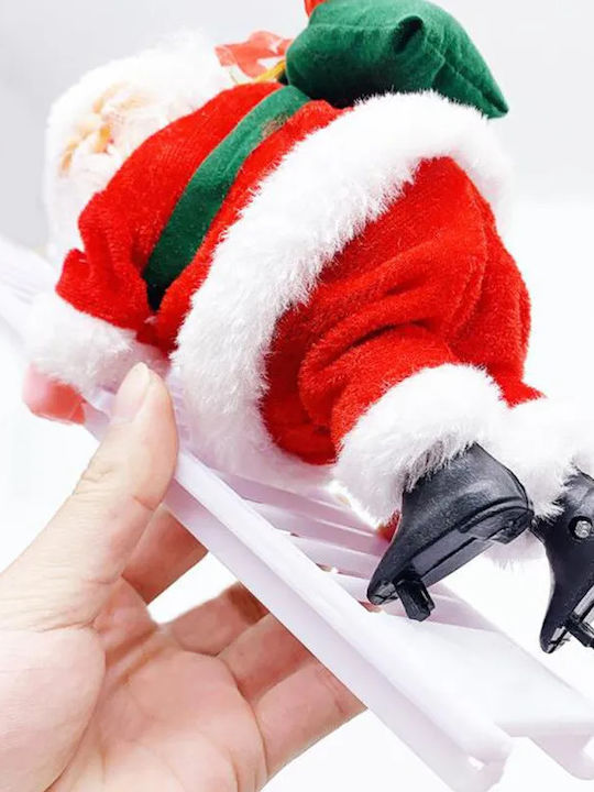 Santa Claus in Ladder Red