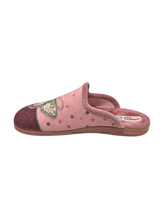 Adam's Shoes Anatomical Women's Slippers in Pink color