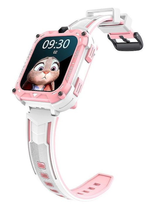 Nubi Kinder-Smartwatch Mit GPS Und Kamera Rosa