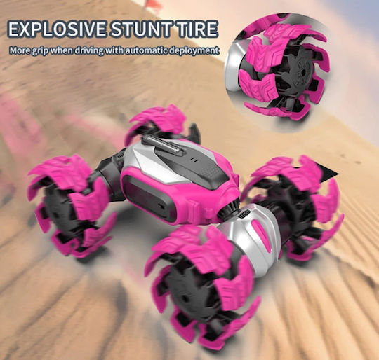 Twisted Teleghidat Mașină Stunt 4WD roz