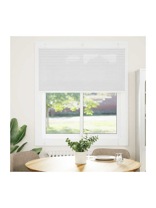 vidaXL Shade Blind Fabric in White Color L115xH100cm