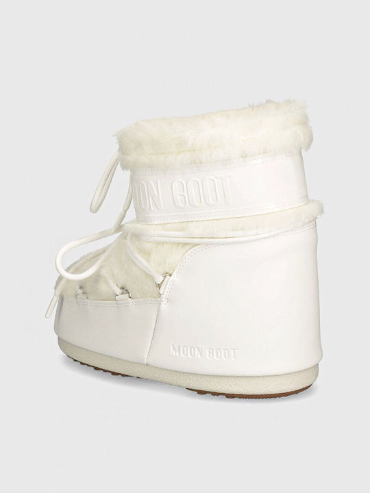 Moon Boot Women's Boots with Fur White