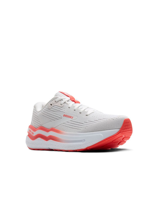 Ghost Max 2 Γυναικεία Αθλητικά Παπούτσια Running White / Hot Coral