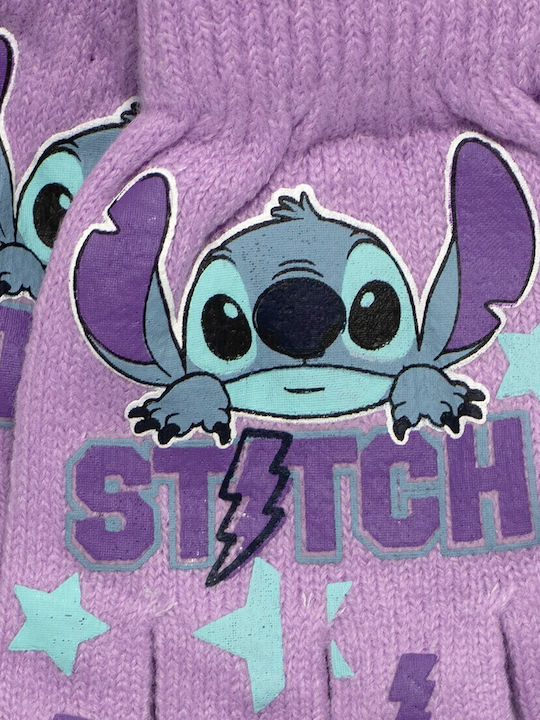 Disney Disney Lilo & Stitch Παιδικά Γάντια Κορίτσια Snxxh4077 Μωβ