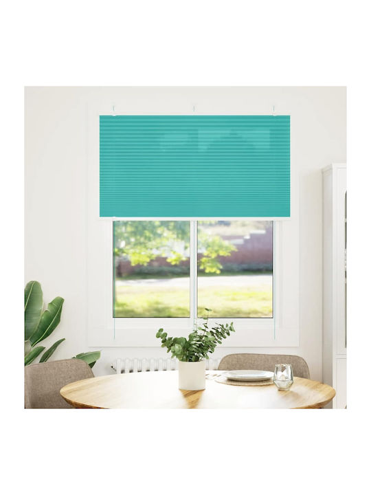 vidaXL Shade Blind Fabric in Petrol Blue Color L105xH150cm