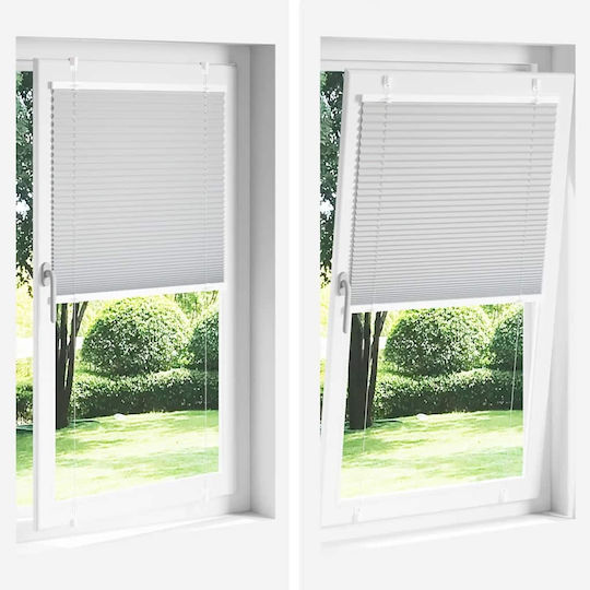 vidaXL Beschattungsrollo Stoff in Gray Farbe L105xH100cm