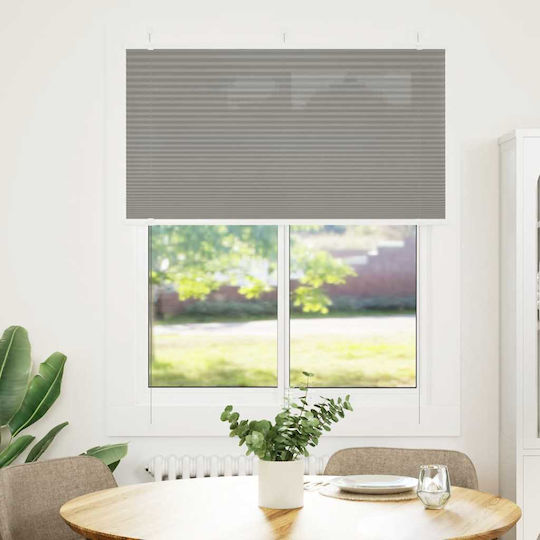 vidaXL Beschattungsrollo Stoff in Gray Farbe L105xH100cm