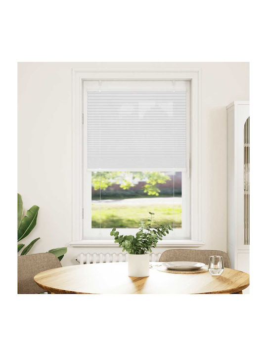 vidaXL Shade Blind Fabric in White Color L80xH100cm