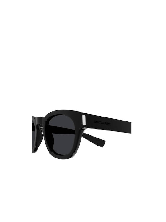 Ysl Sunglasses with Black Plastic Frame and Black Lens SL 746 001