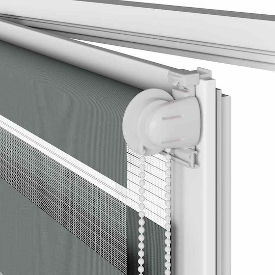 vidaXL Ρόλερ Σκίασης Μερικής Συσκότισης Γκρι Π120xΥ230εκ. 4014187