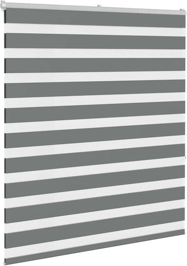 vidaXL Roller Blinds Partial Blackout Gray W120xH150cm 4014135