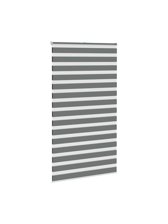 vidaXL Roller Blinds Partial Blackout Gray W120xH230cm 4014187