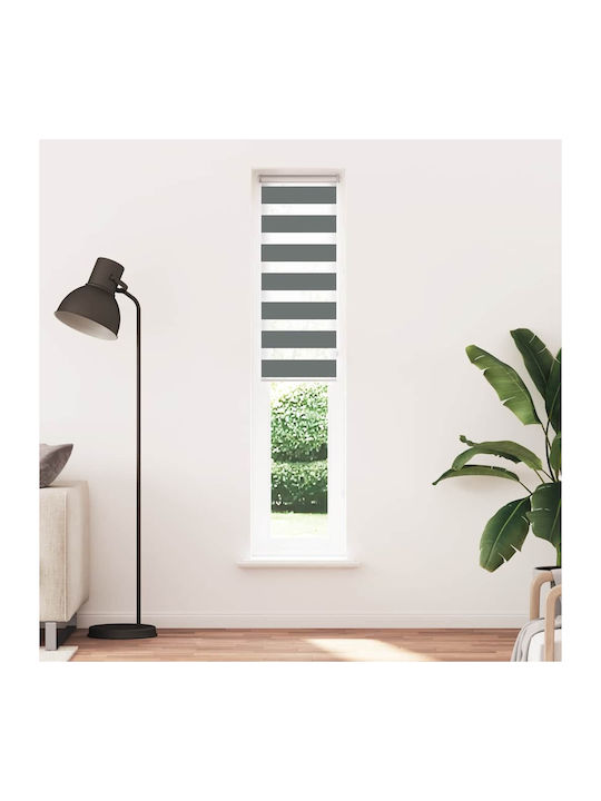 vidaXL Roller Blinds Partial Blackout Gray W40xH200cm 4014145