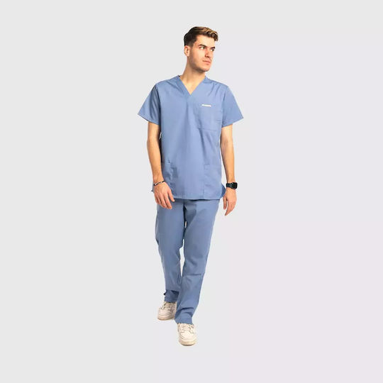 Unisex Healthcare Pants Classic Dr.scrub Ciel Blue